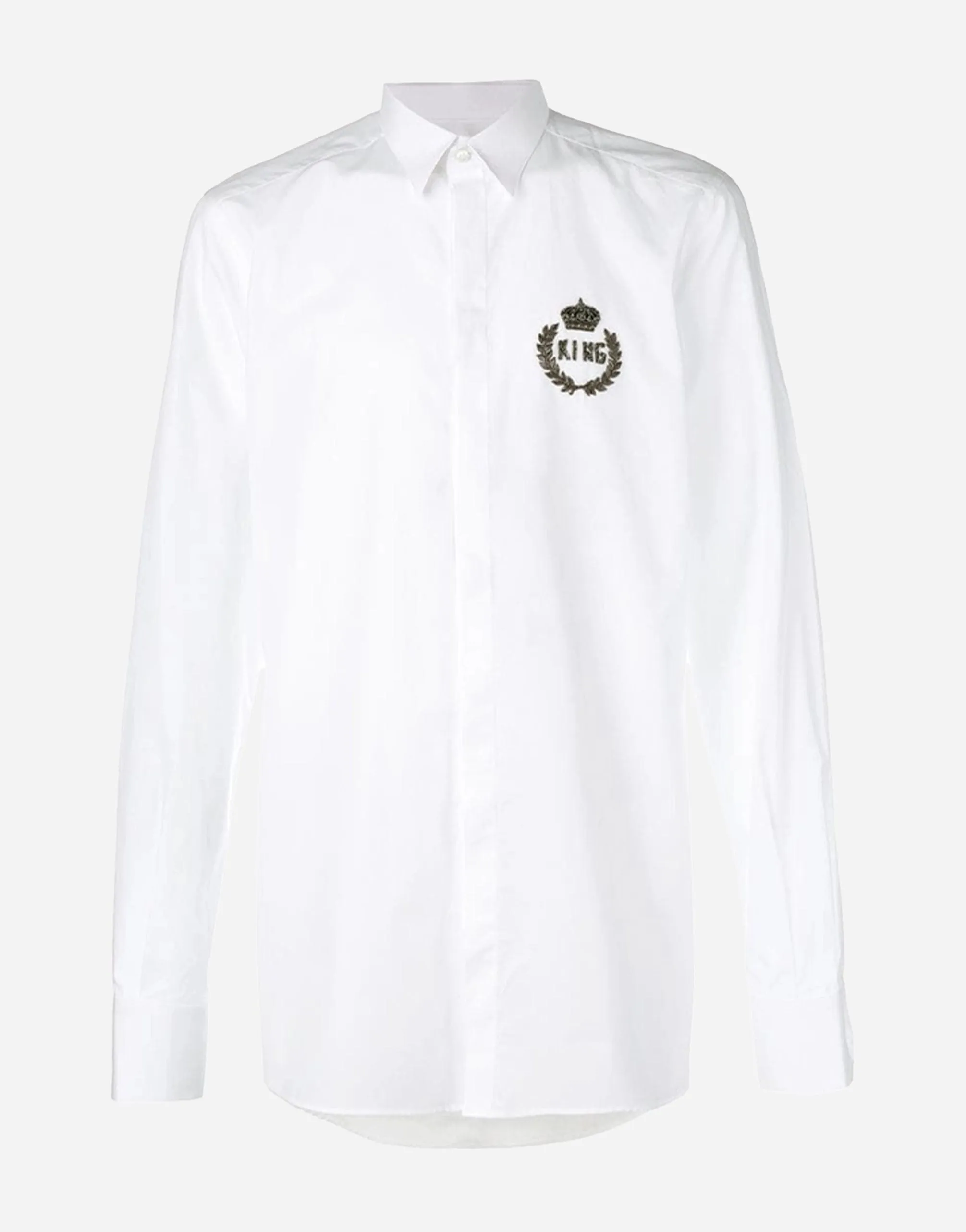 King Embroidery Patch Shirt