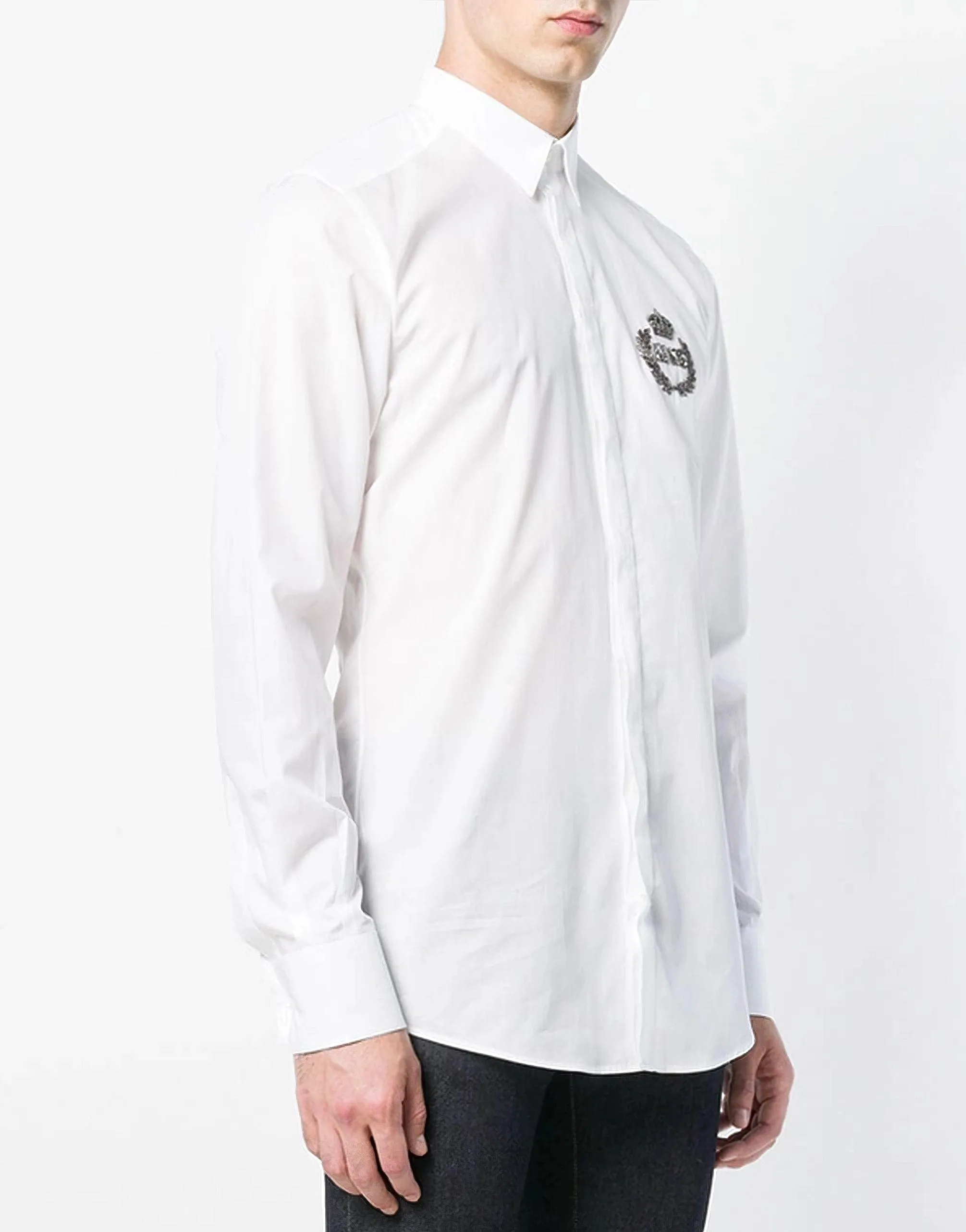 King Embroidery Patch Shirt