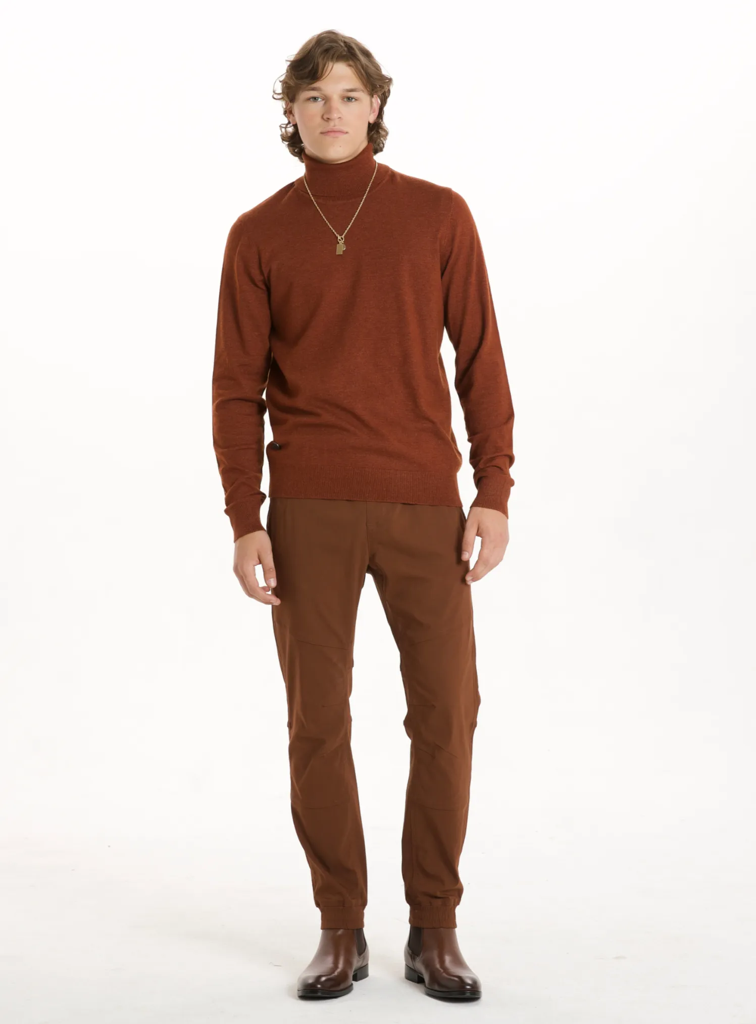 LEVAN | Cashmere-Like Turtleneck Sweater|| LEVAN |Pull à col roulé