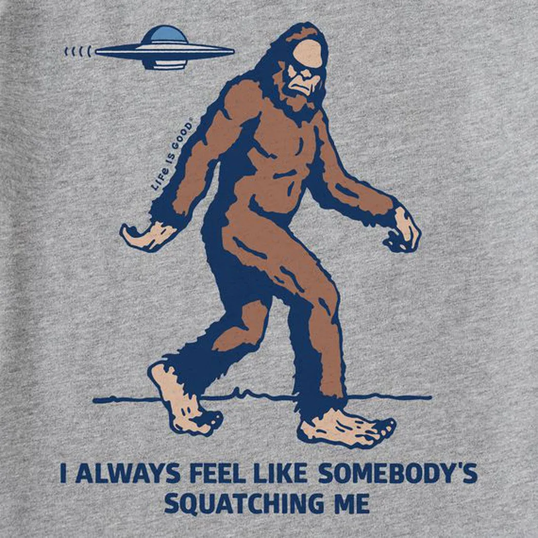 Life is Good Men's Somebody's Squatching Me Short Sleeve Crusher Tee