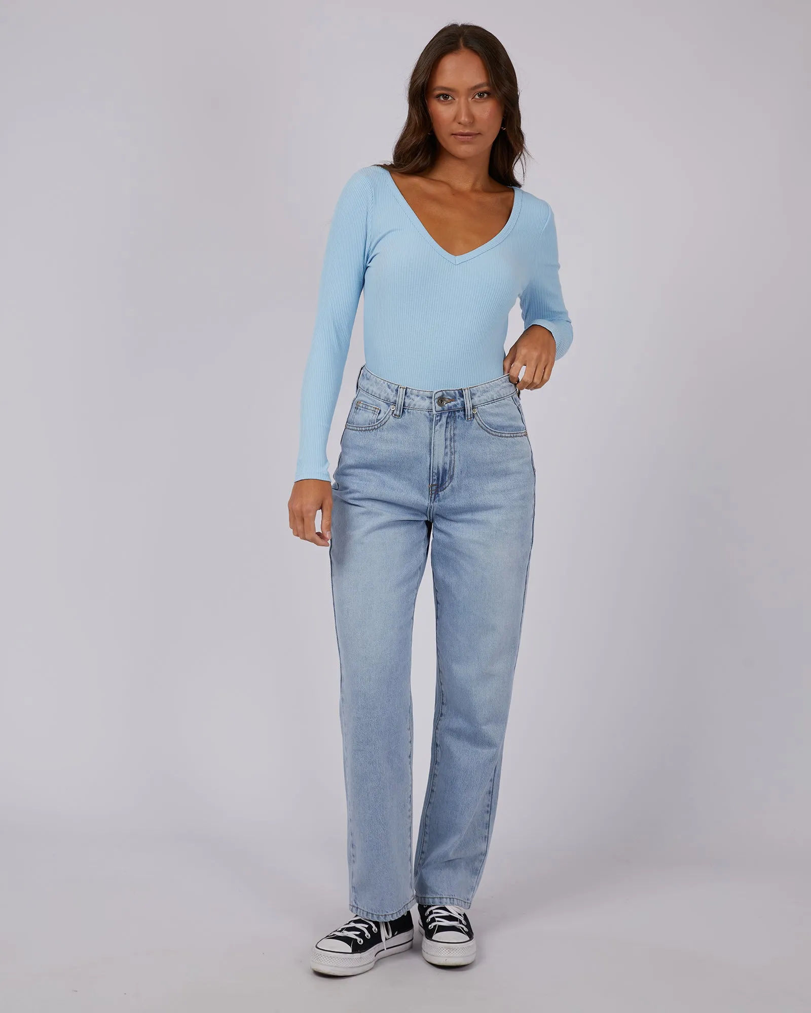 Lily Long Sleeve Sky Blue