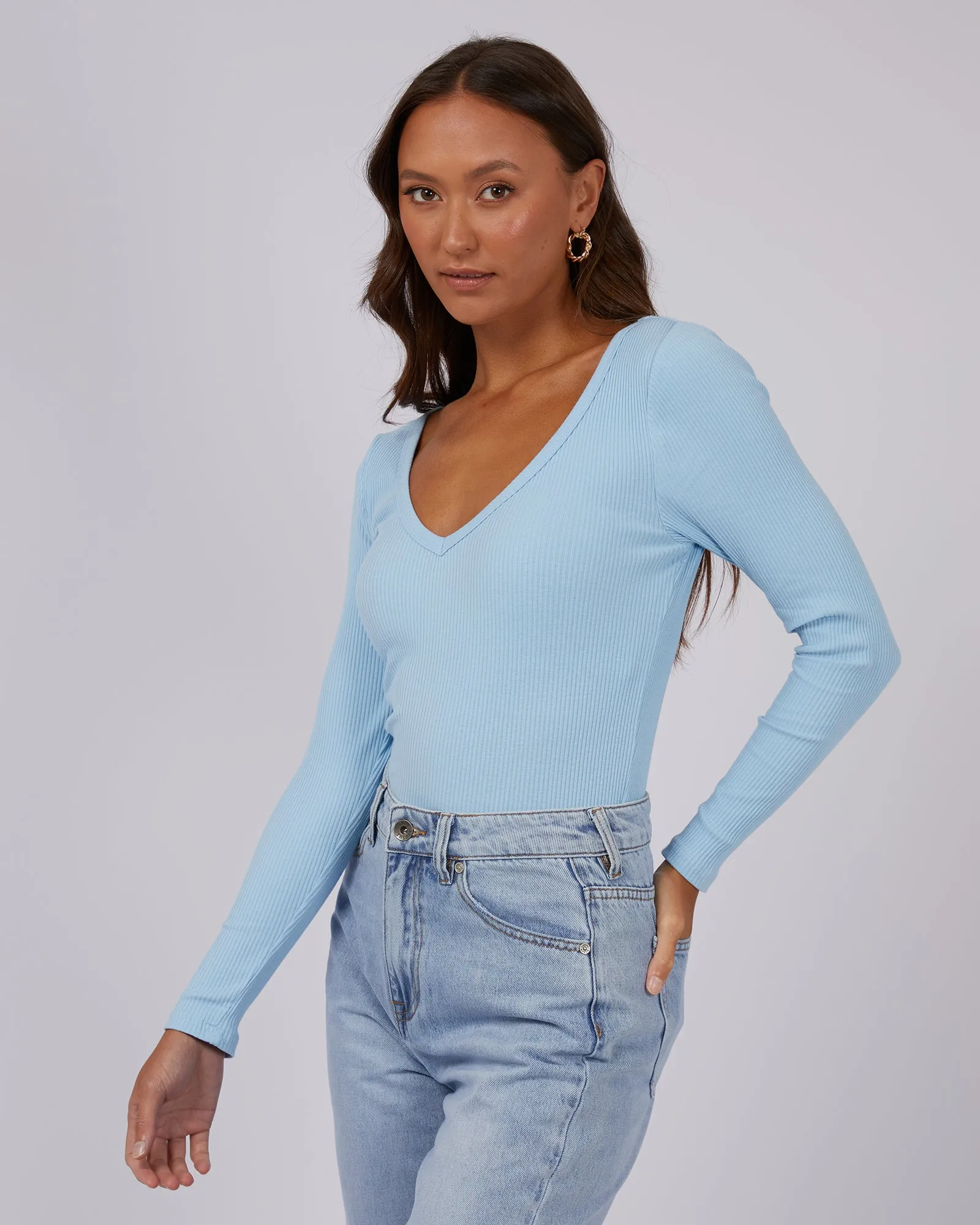 Lily Long Sleeve Sky Blue