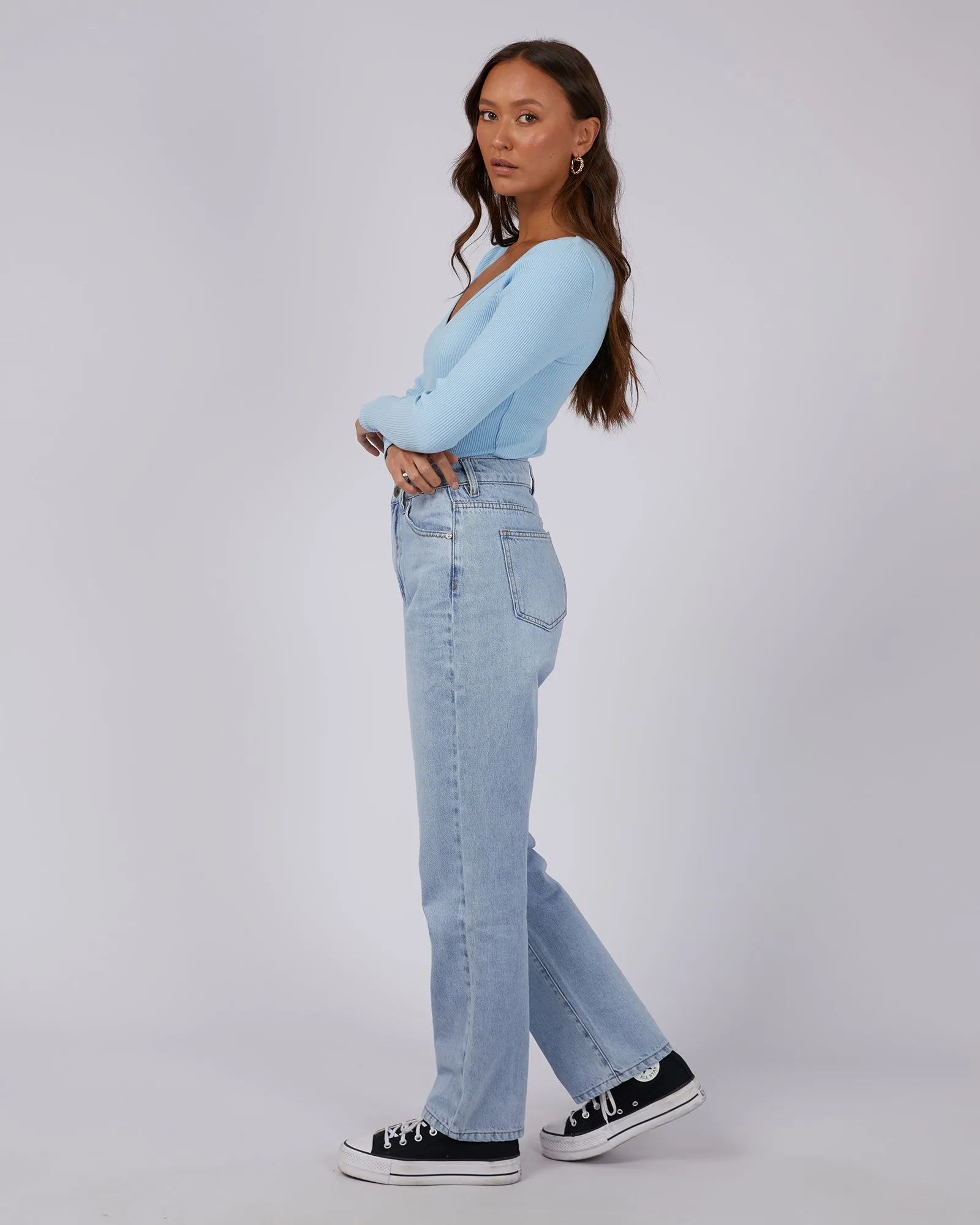 Lily Long Sleeve Sky Blue