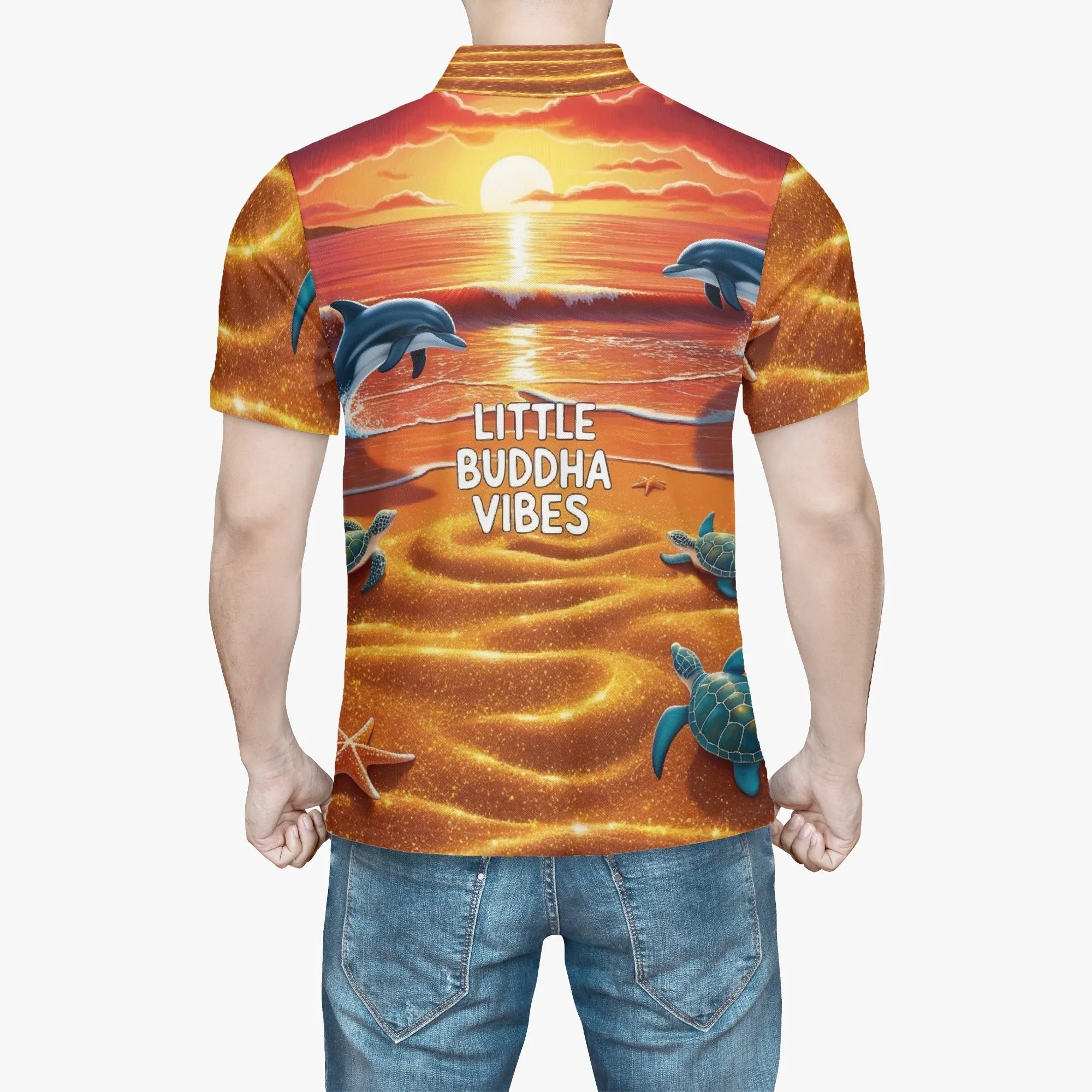 Little Buddha Vibes Men Polo Shirt
