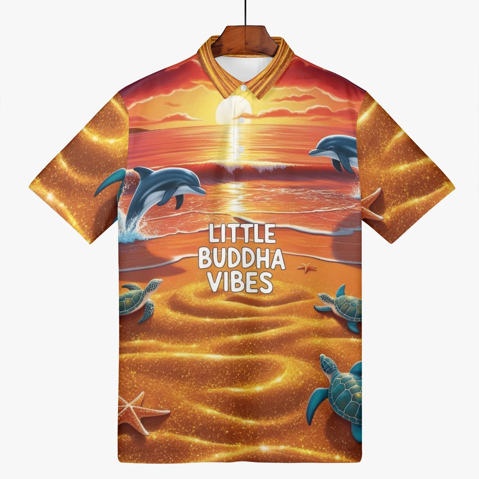 Little Buddha Vibes Men Polo Shirt