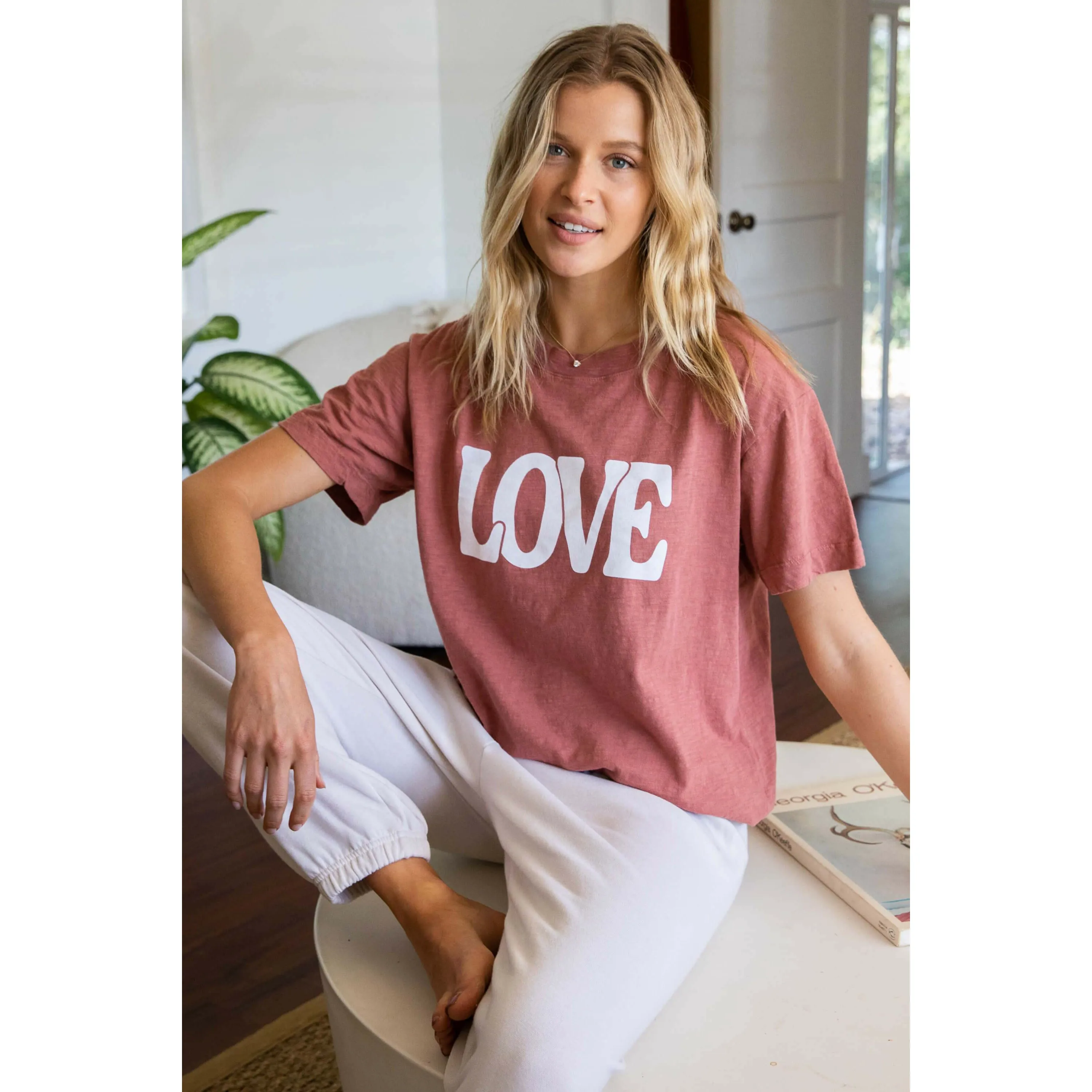 Love Slub Boyfriend Tee
