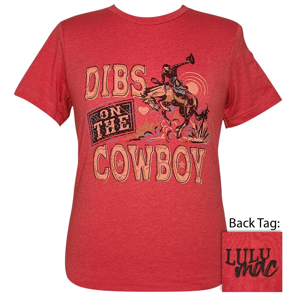 Lulu Mac 87- Dibs on the Cowboy SS- Heather Red