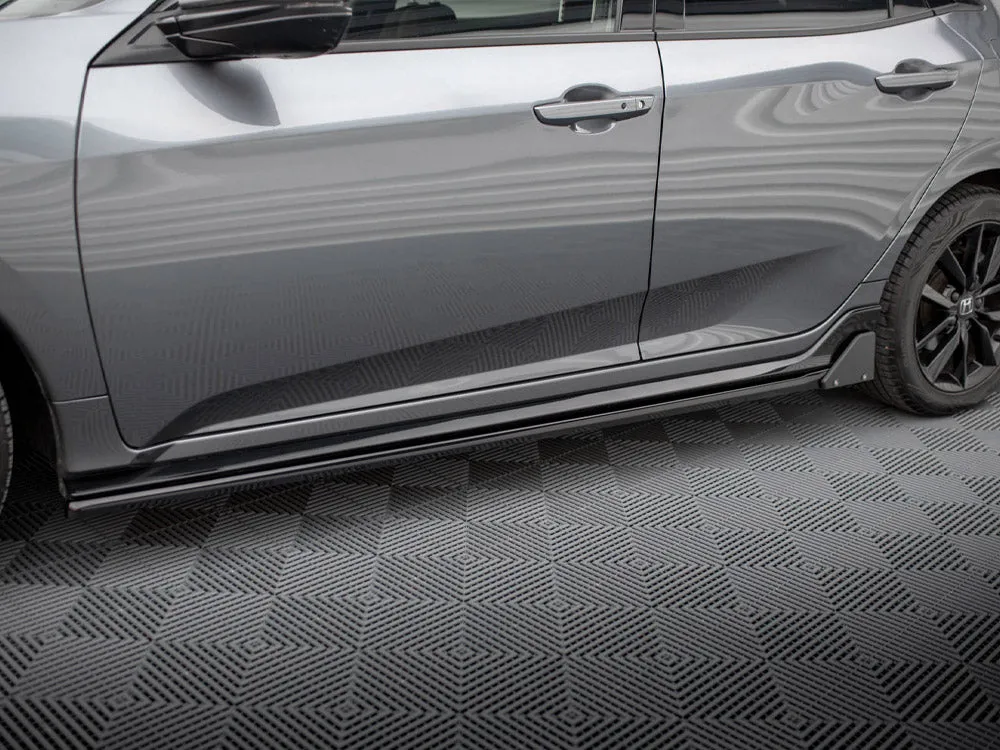 Maxton Design - SIDE SKIRTS DIFFUSERS   FLAPS HONDA CIVIC SPORT MK 10
