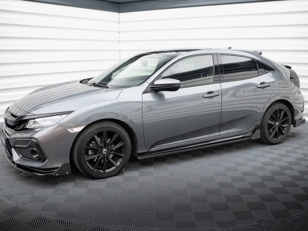 Maxton Design - SIDE SKIRTS DIFFUSERS   FLAPS HONDA CIVIC SPORT MK 10