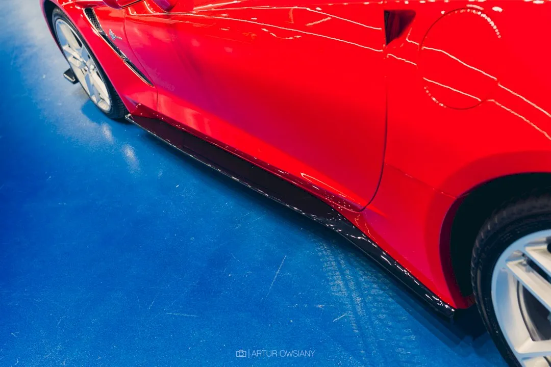 Maxton Design - Side Skirts Diffusers V.1 Chevrolet Corvette Stingray / Grand Sport C7