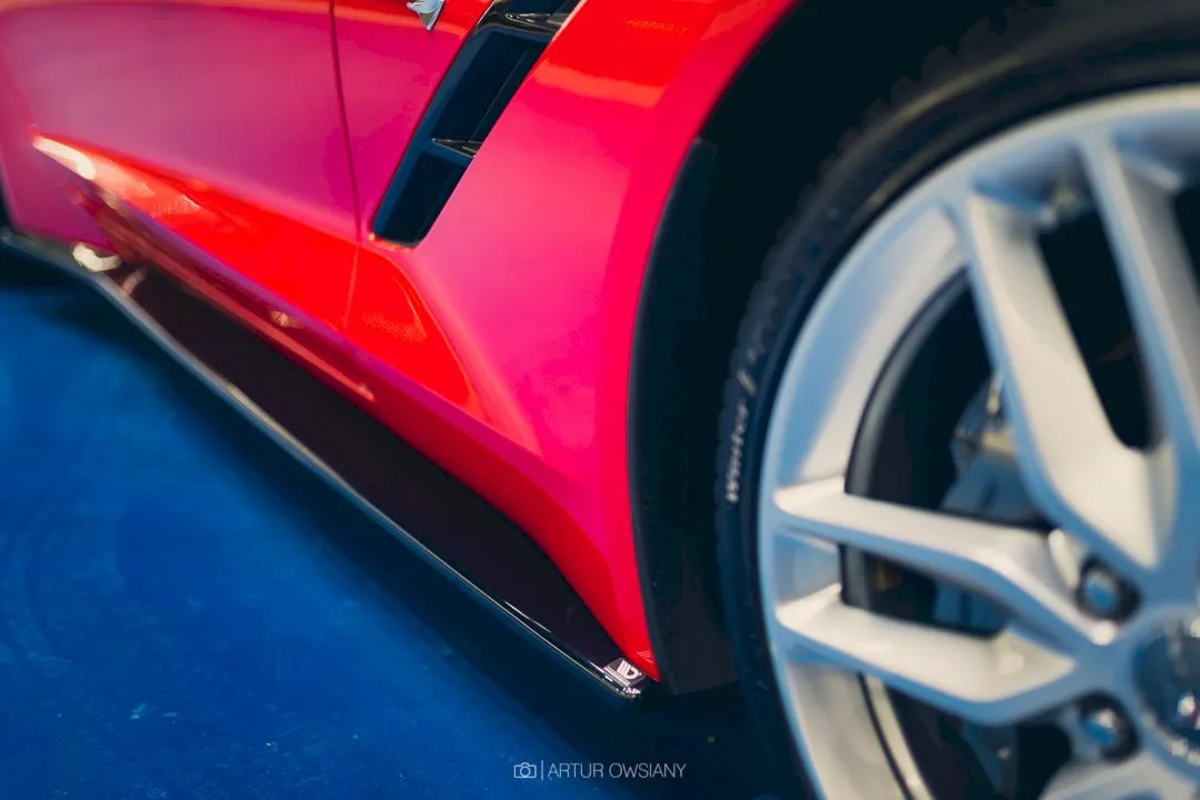 Maxton Design - Side Skirts Diffusers V.1 Chevrolet Corvette Stingray / Grand Sport C7