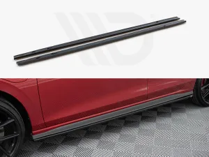 Maxton Design - SIDE SKIRTS DIFFUSERS V.1 VOLKSWAGEN GOLF GTI / GTE / GTI CLUBSPORT / R-LINE MK8