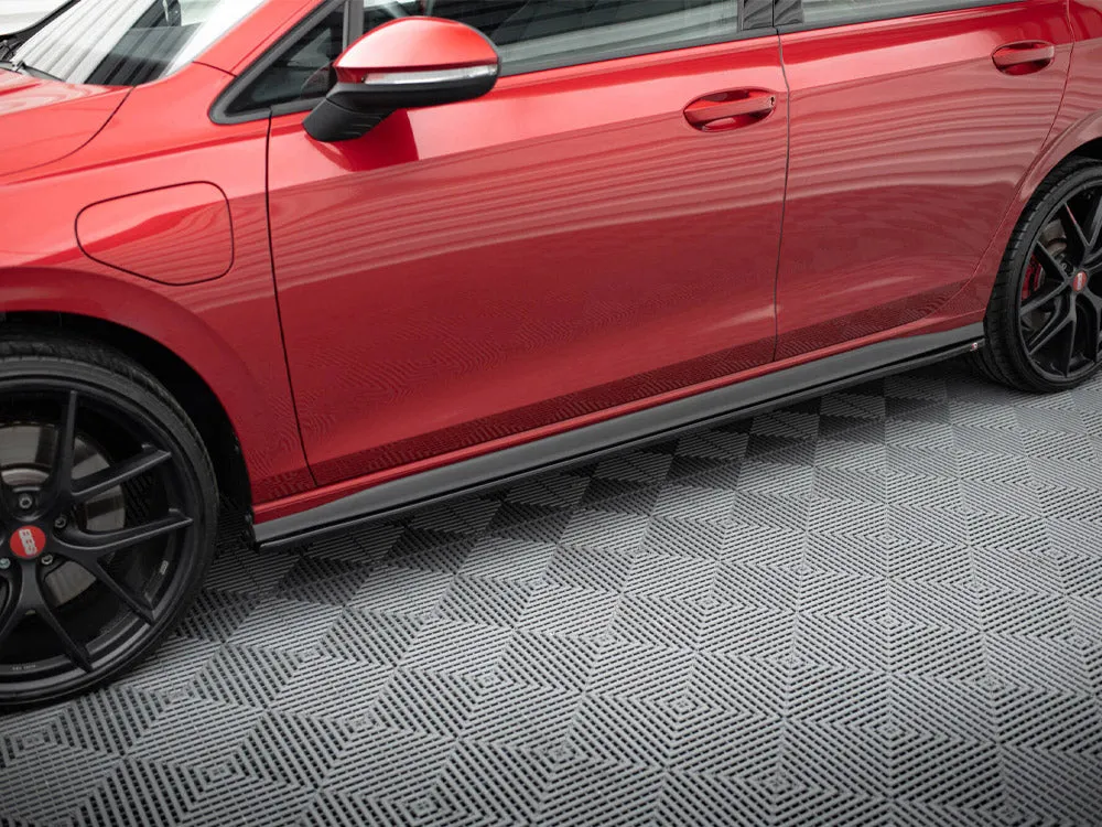 Maxton Design - SIDE SKIRTS DIFFUSERS V.1 VOLKSWAGEN GOLF GTI / GTE / GTI CLUBSPORT / R-LINE MK8