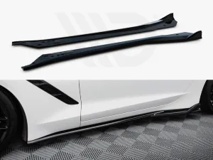Maxton Design - Side Skirts Diffusers V.2 Chevrolet Corvette C7