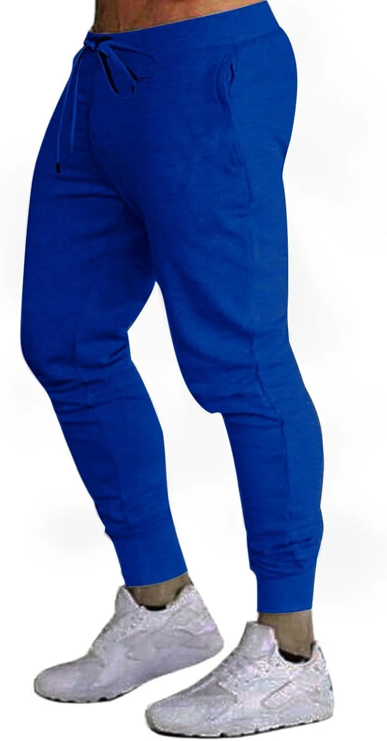 Mens Joggers Sweatpants Slim Fit Workout Training Gym Jogger Pants with Pockets Casual Drawstring Running Sweatpants