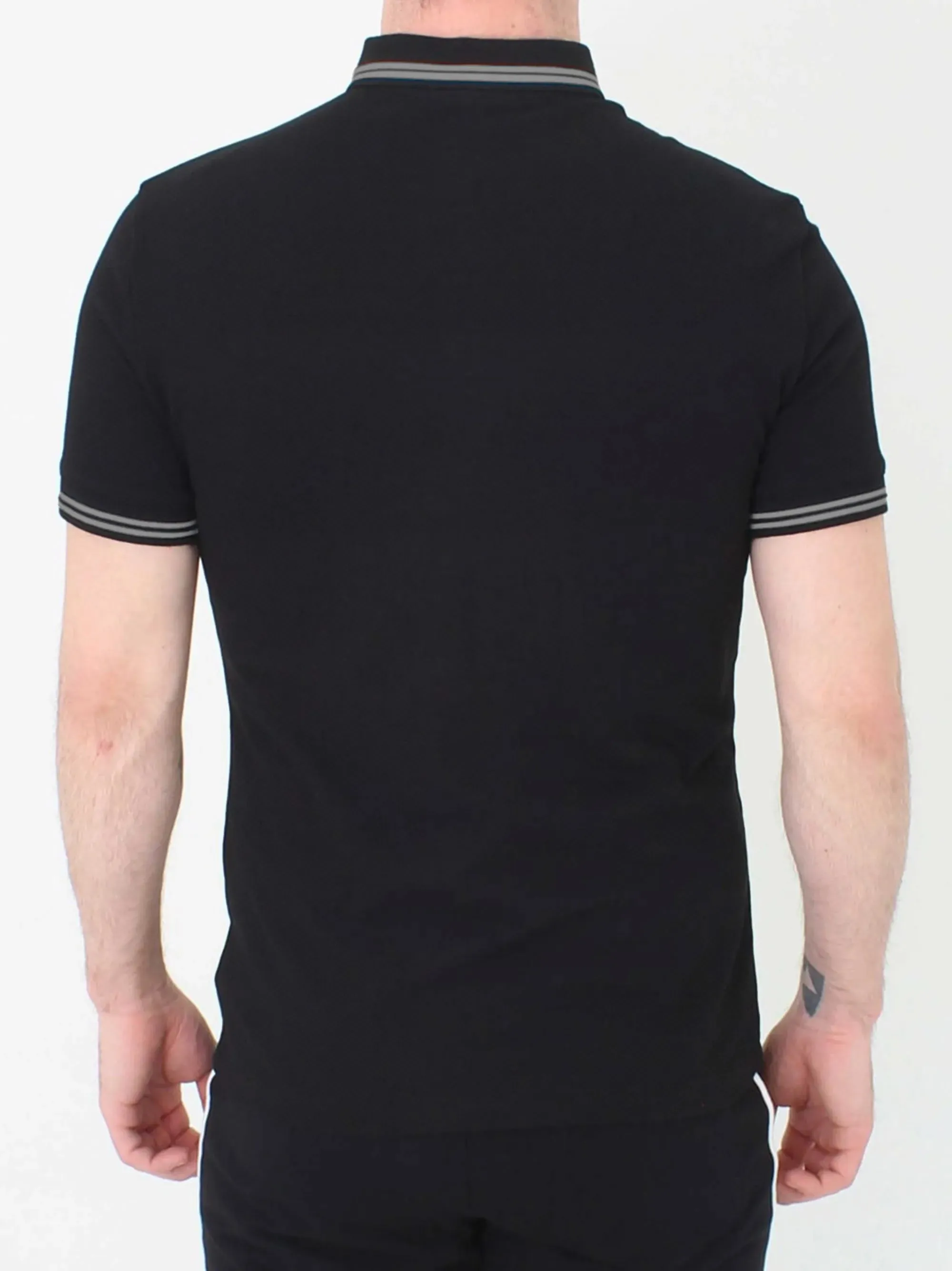 Mens stylish with Contrast Tipping Peach Polo Shirt