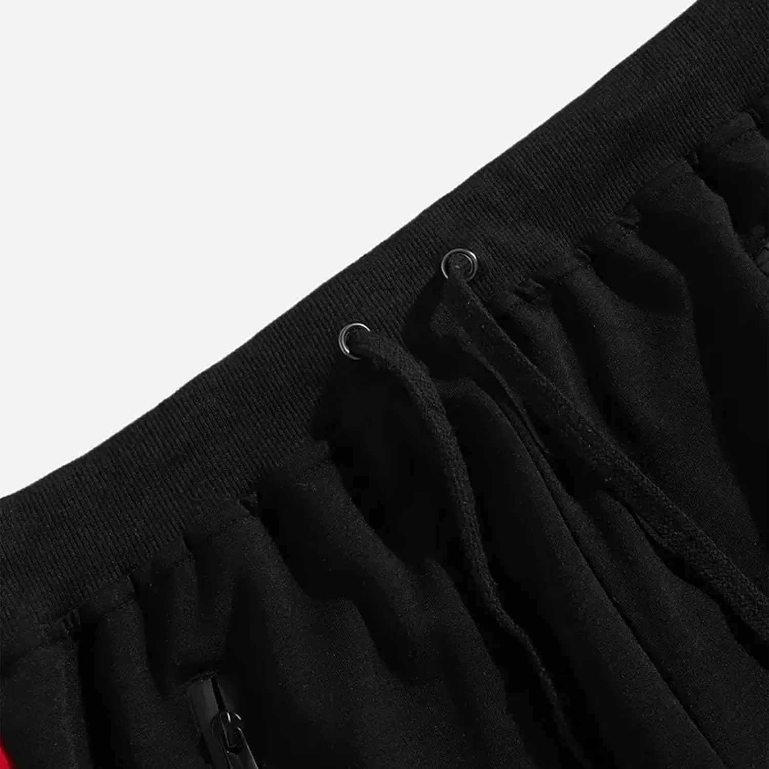 Mens Sweatpants Joggers Slim Fit Side Striped Open Bottom Gym Workout Hiking Pants Drawstring Tapered Casual Trousers