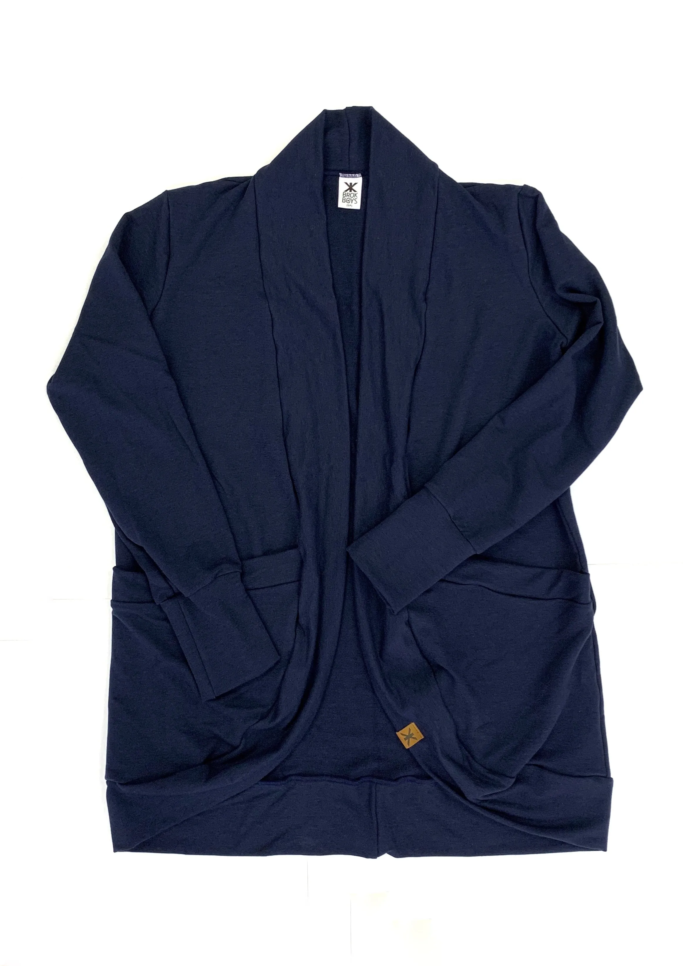 Midnight Bamboo Slouchy Cardigan