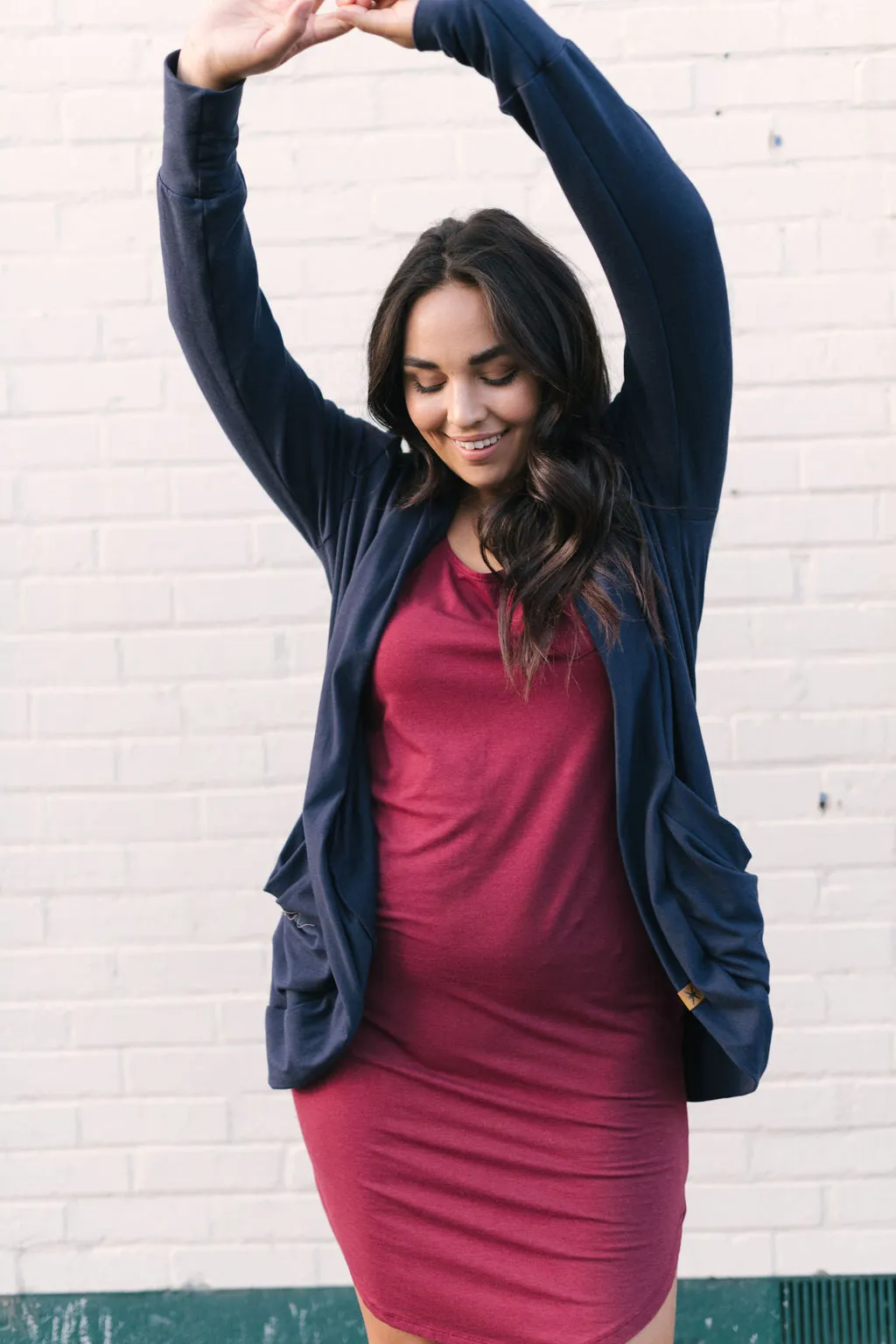 Midnight Bamboo Slouchy Cardigan