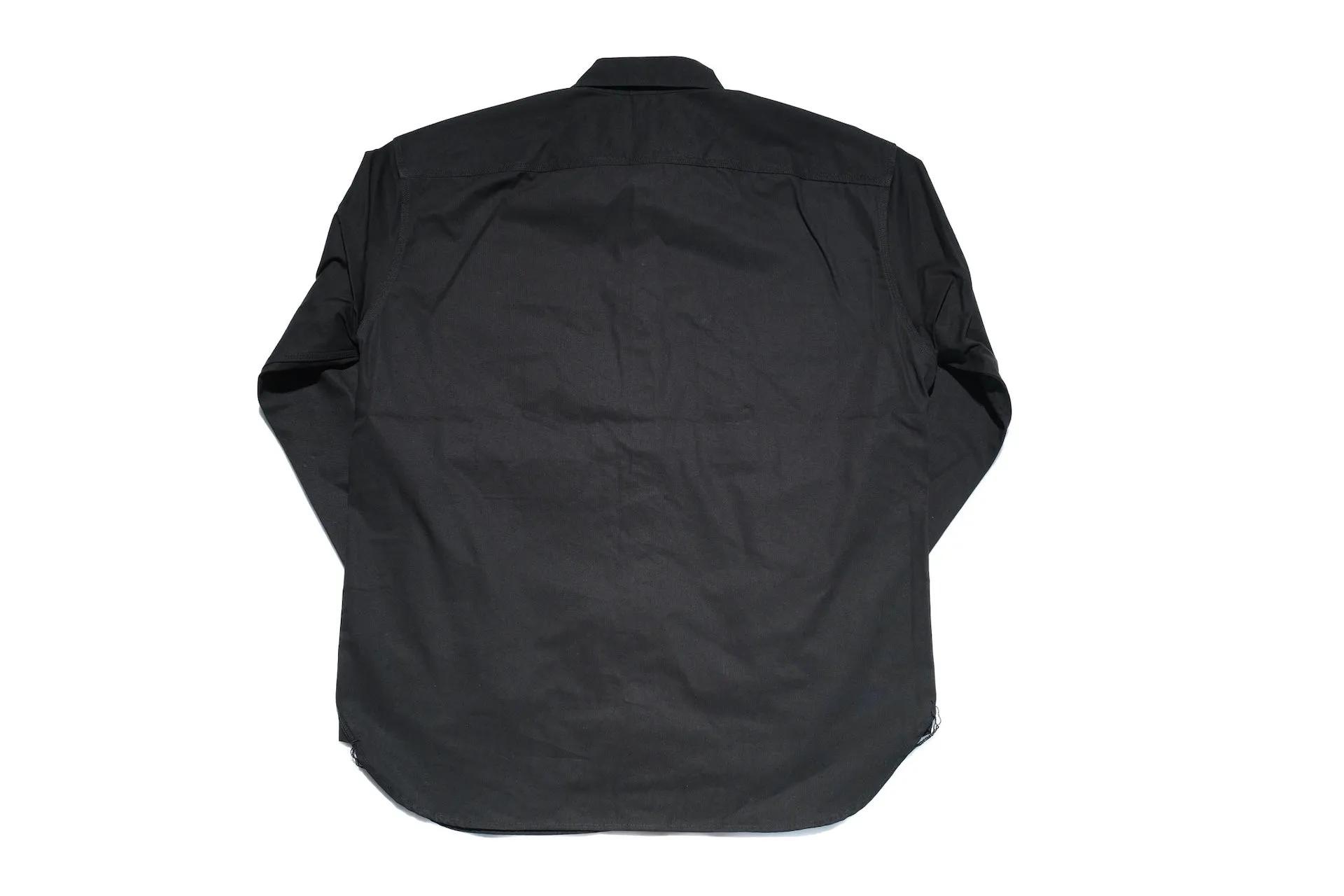Momotaro 8oz Duck Canvas Military Style Workshirt (Black)
