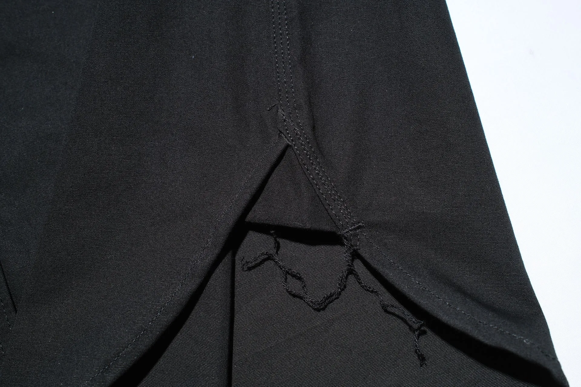 Momotaro 8oz Duck Canvas Military Style Workshirt (Black)