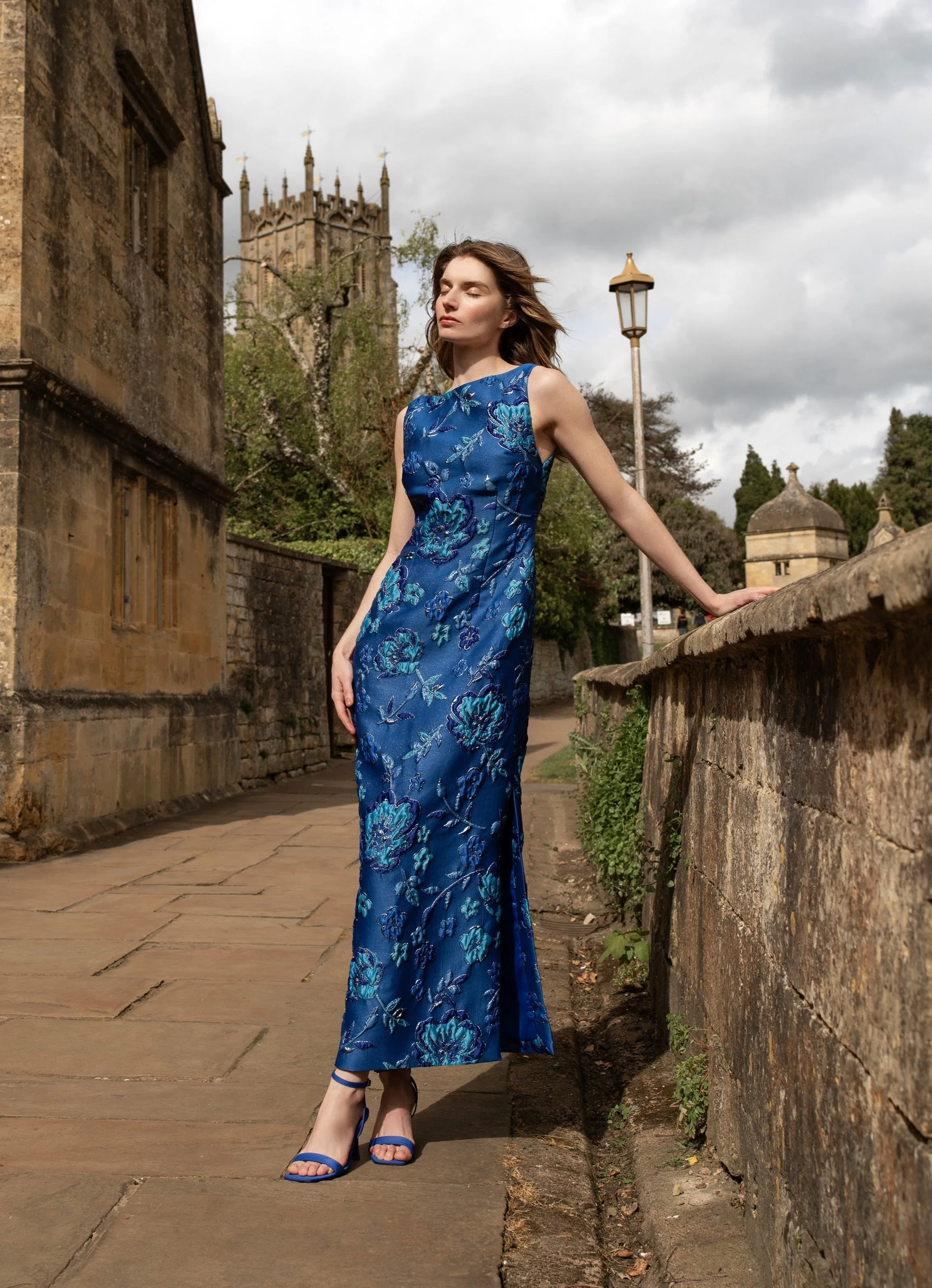 Monochrome Blue Easy Dress