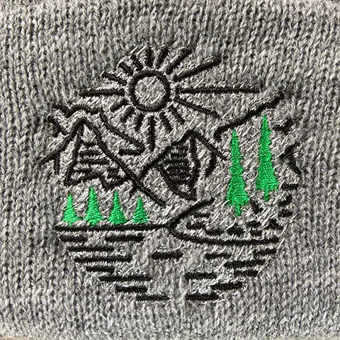 Mountain Scene Beanie