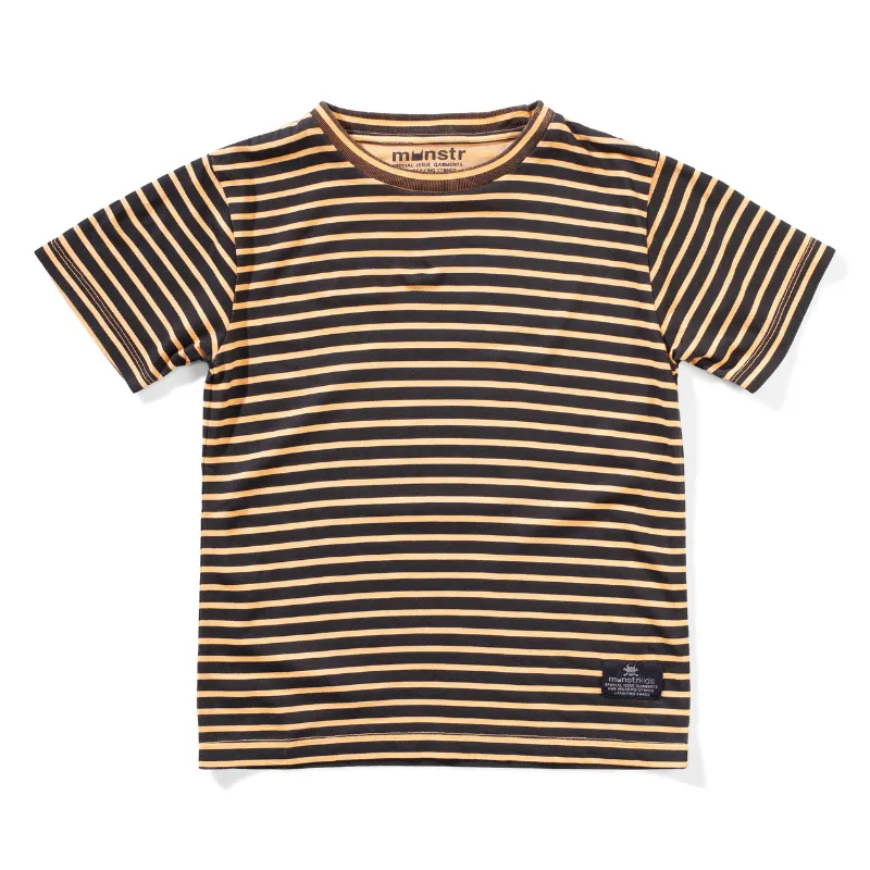 Munster Kids - Starsand Striped Tee in Washed Peach
