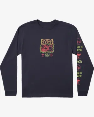New Zine Long Sleeve T-Shirt - Garage Blue