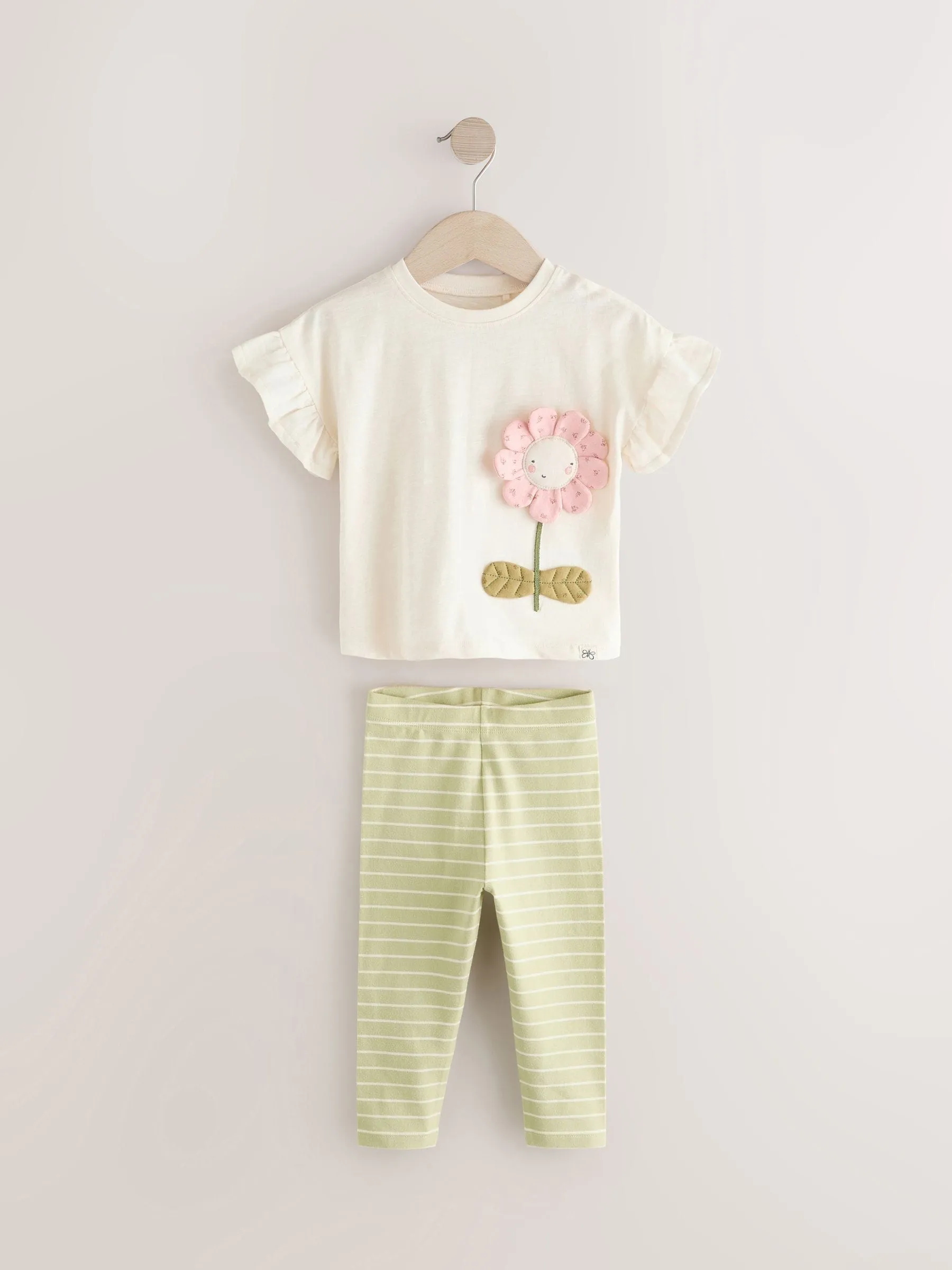 Pink 2 Pack T-Shirt & Leggings Set (3mths-7yrs)