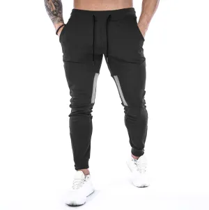 QWENTMTNTY Men's Slim Fit Joggers Sweatpants Casual Stretch Elastic Waist Pants Comfy Cotton Lightweight Gym Workout Pants