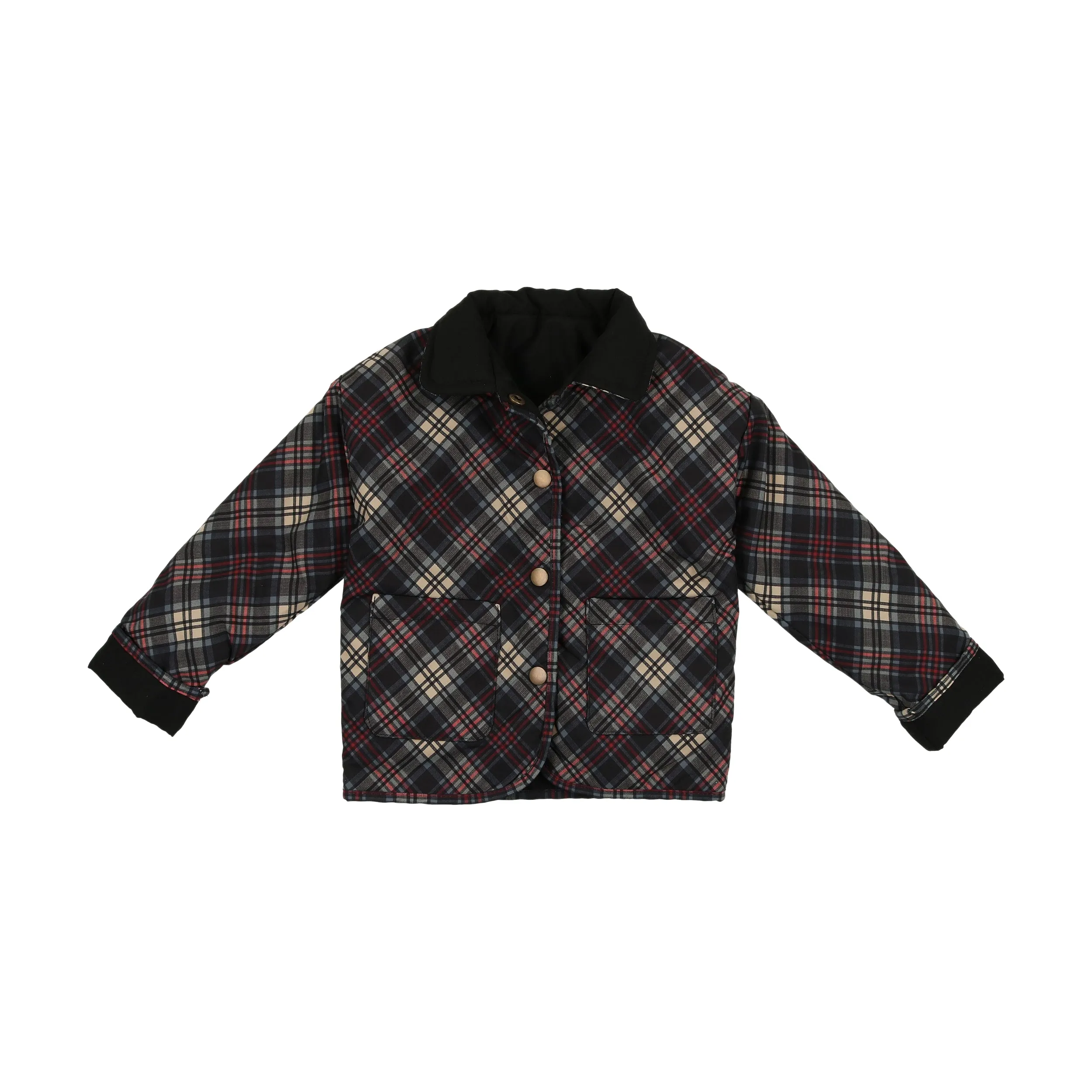 Reversable Plaid Jacket