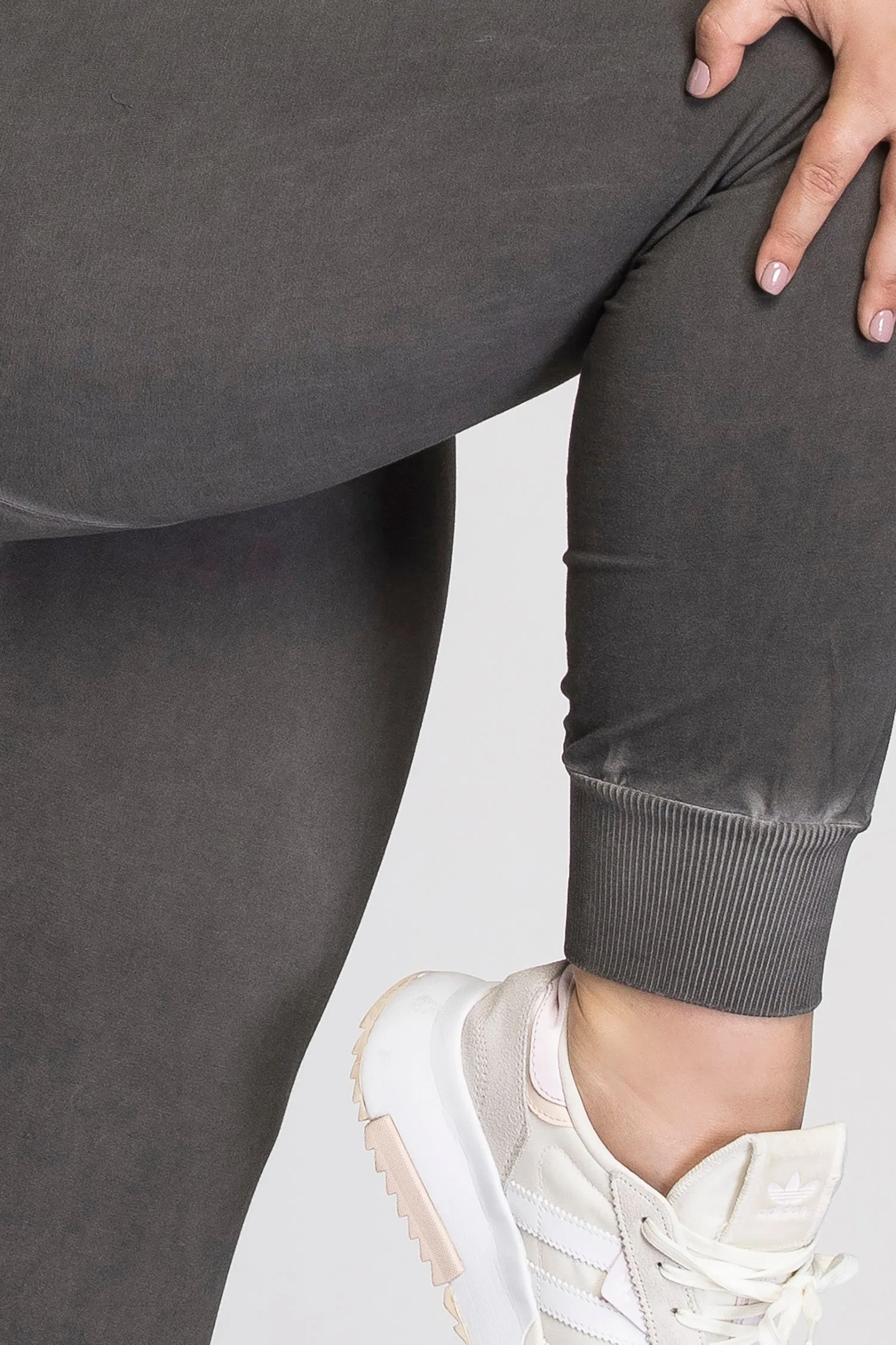 Ribbed Cuff Yoga Pants