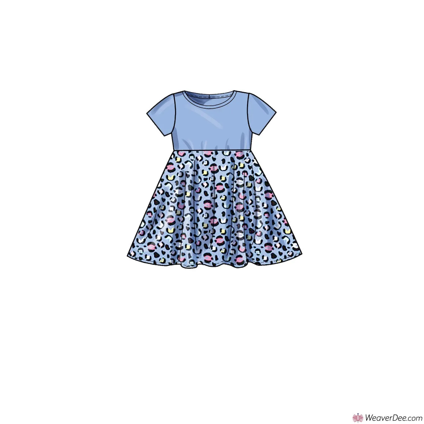 Simplicity Pattern S9322 Children's & Girls' Pullover Dresses