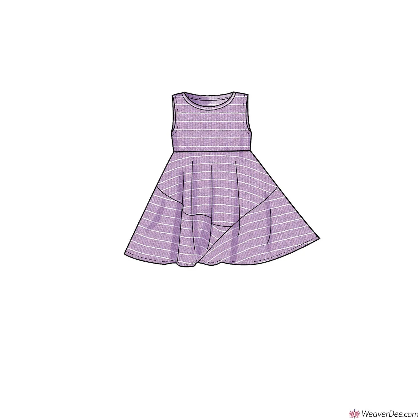 Simplicity Pattern S9322 Children's & Girls' Pullover Dresses