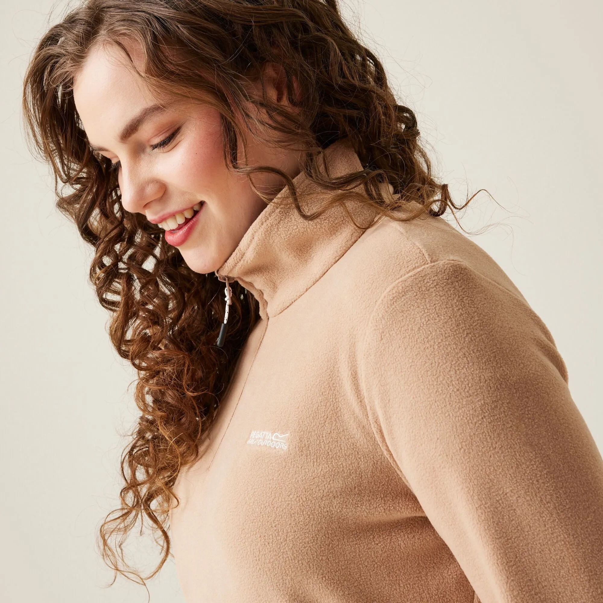 Sweethart 1/2 Zip - Beige