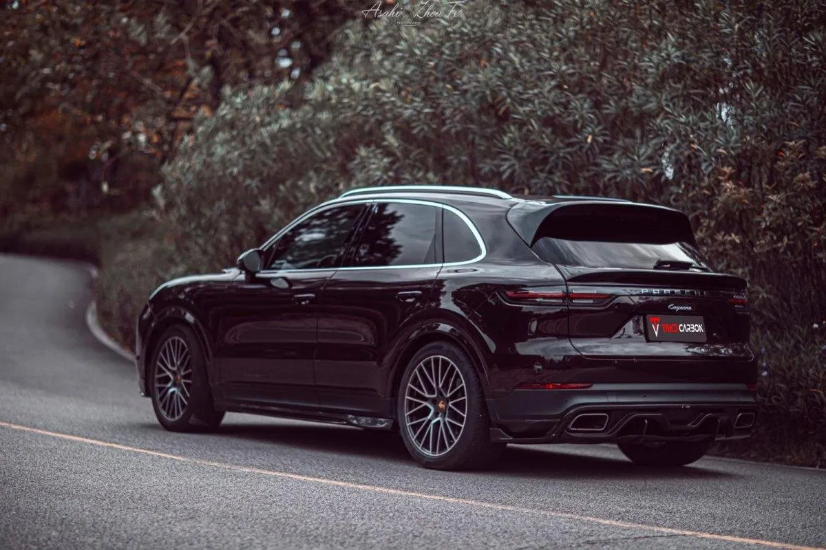 TAKD Carbon Side Skirts for Porsche Cayenne 9Y0 & Cayenne Coupe 9Y3 2018-ON Carbon Fiber