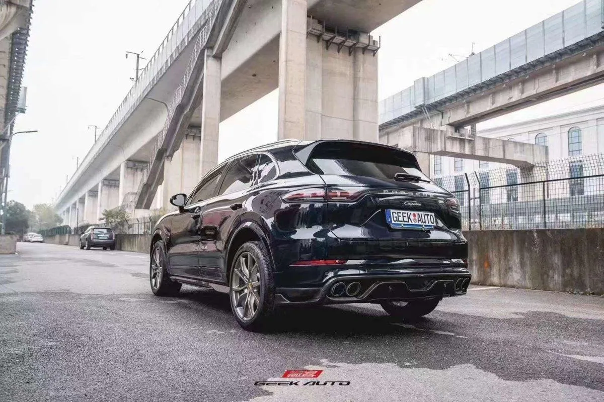 TAKD Carbon Side Skirts for Porsche Cayenne 9Y0 & Cayenne Coupe 9Y3 2018-ON Carbon Fiber