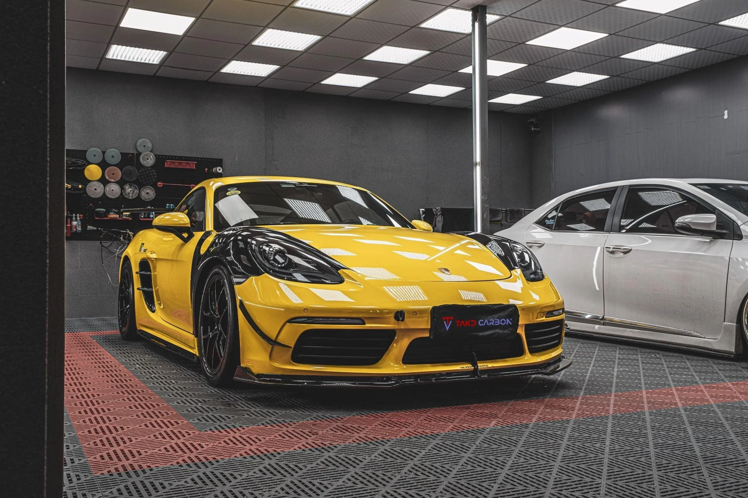 TAKD Side Skirts for Porsche 718 Cayman / Boxster / GTS / GT4 / Spyder Pre-preg Carbon Fiber