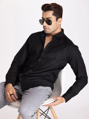 TWILL SHIRT - BLACK