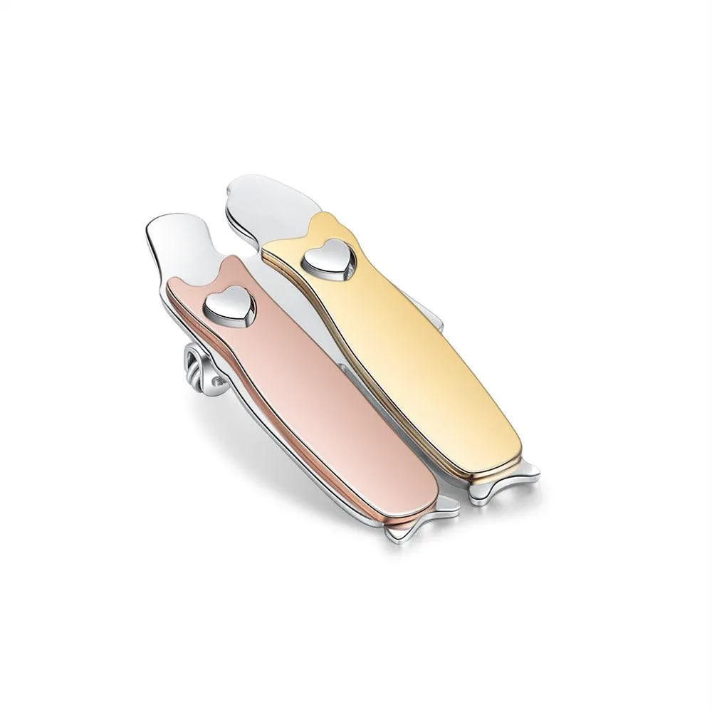 Twin Custom Engraved Pin- Casual Accessory for Women