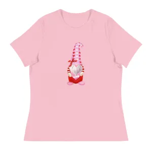 Valentine Gnome Women's Relaxed T-Shirt