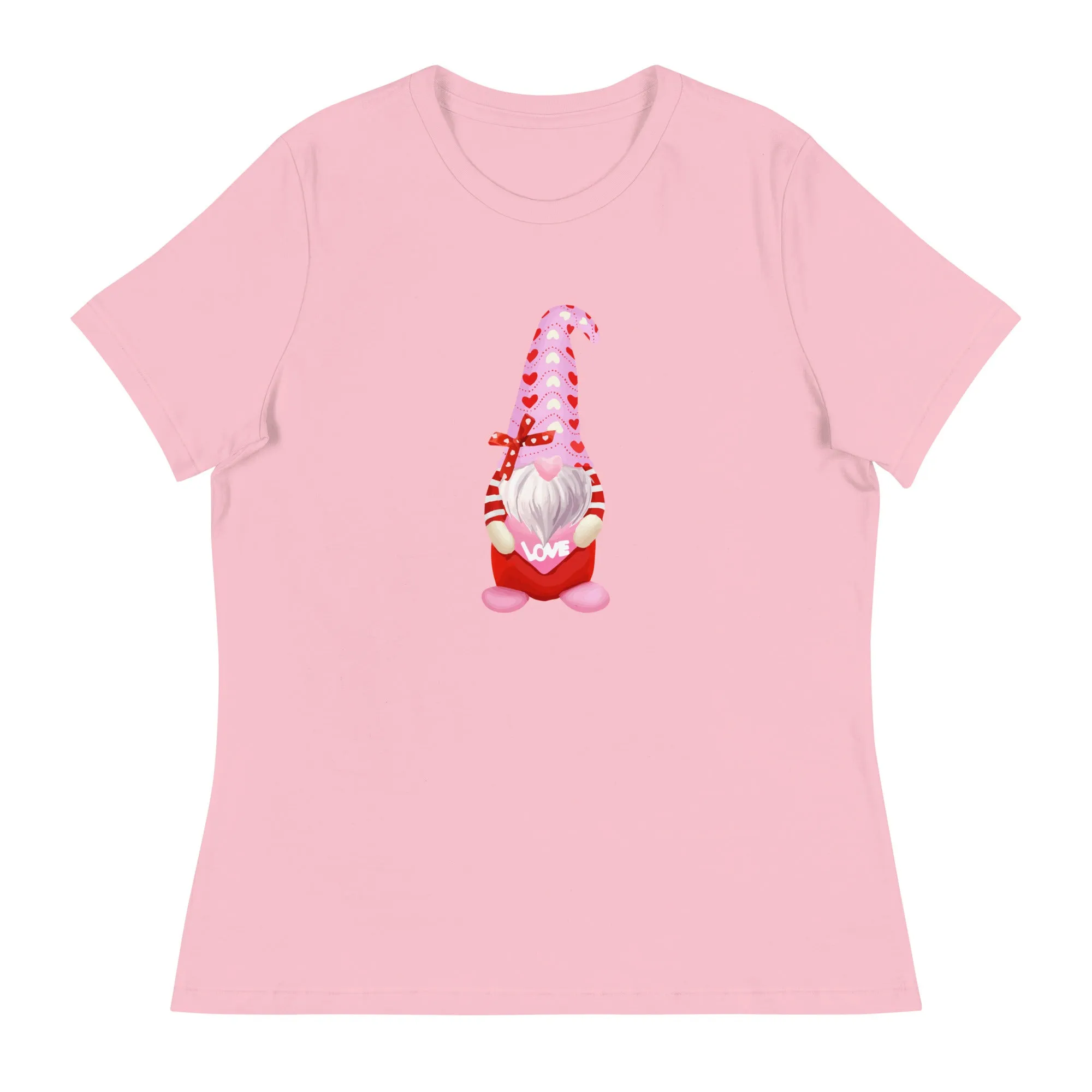 Valentine Gnome Women's Relaxed T-Shirt