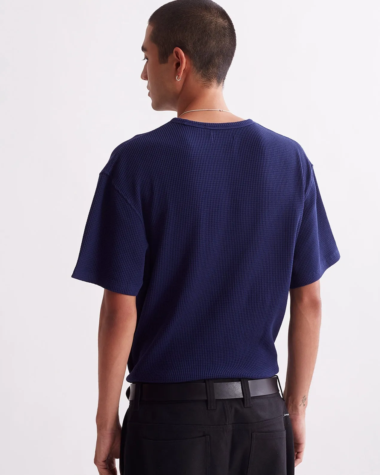 Waffle Relaxed SS Tee