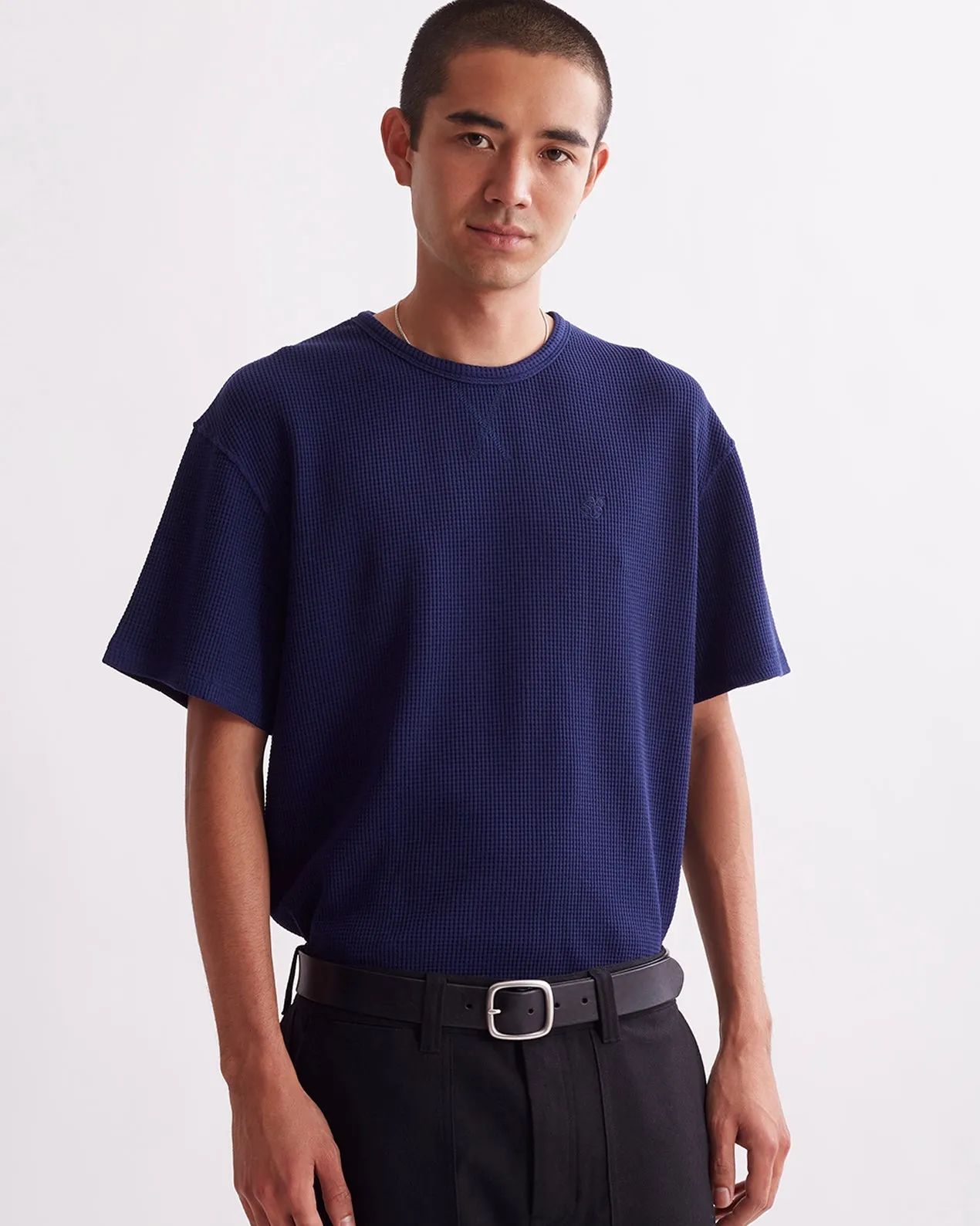 Waffle Relaxed SS Tee