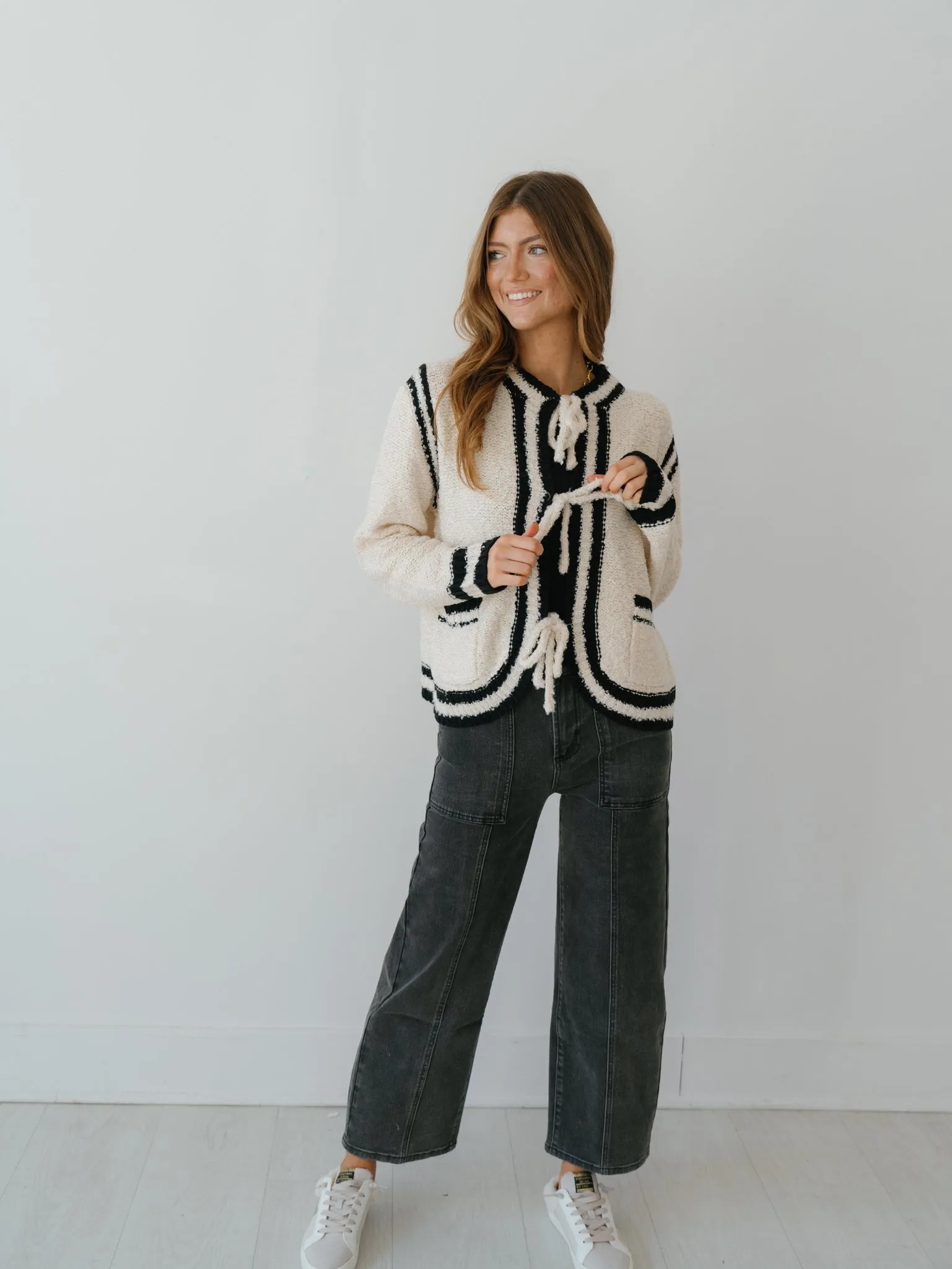 Whitney Cardigan - Ivory