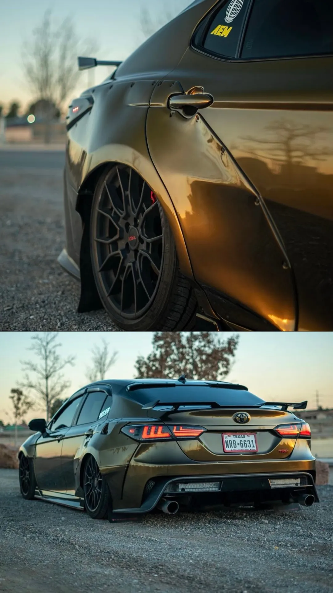 Wide Body Kit Compatible for 2018-2024 Toyota Camry