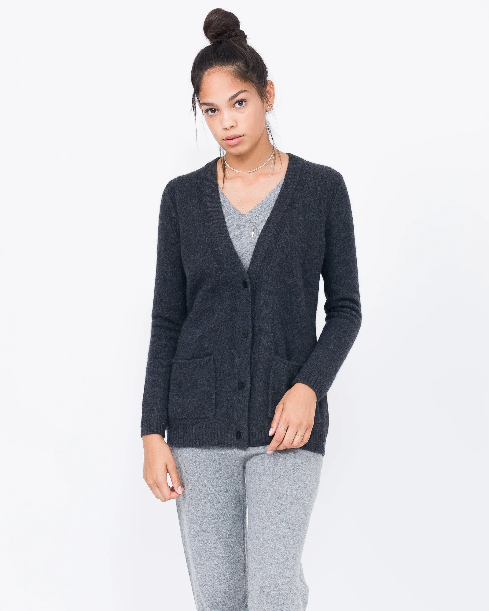 Yuna Cashmere Boyfriend Cardigan
