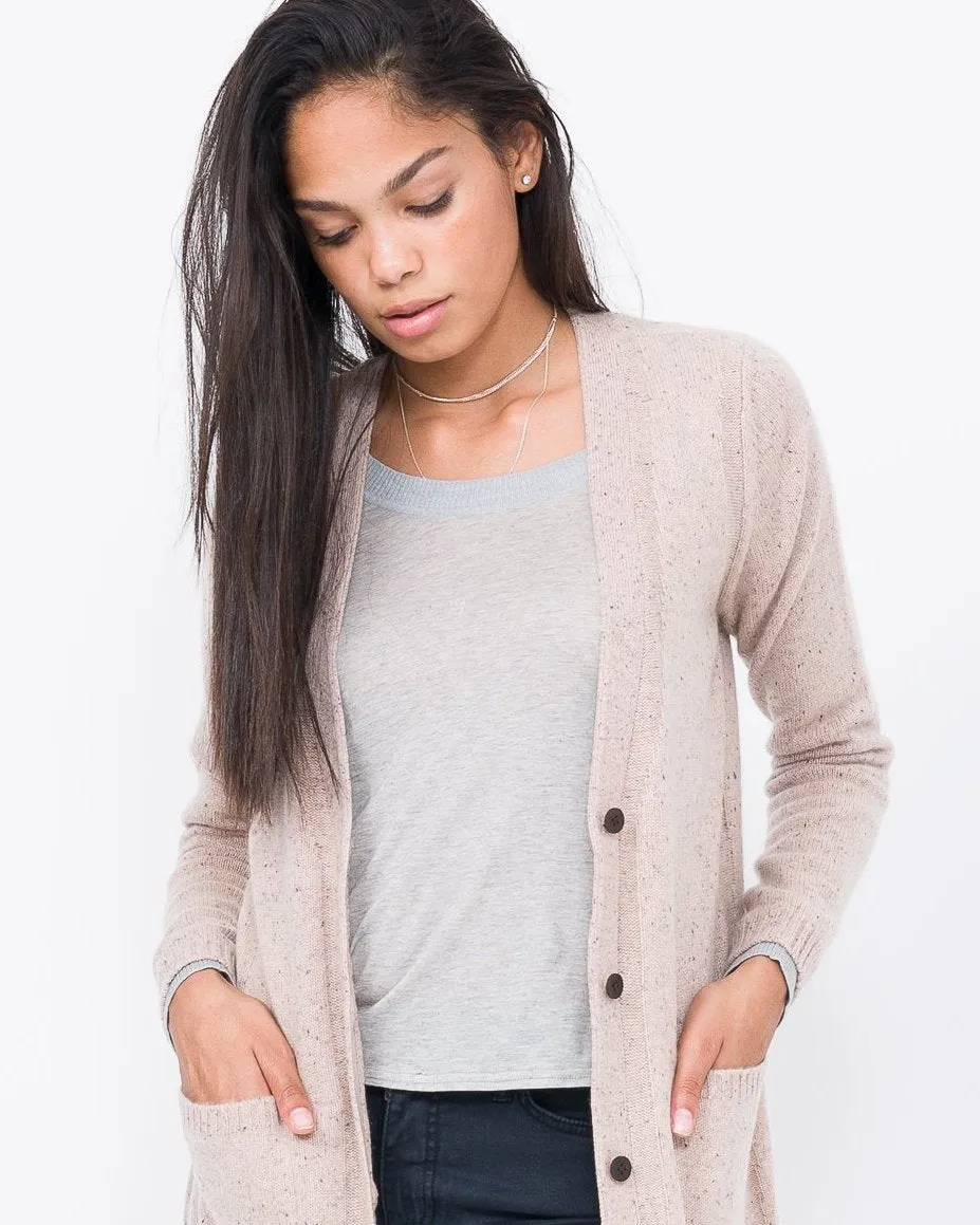 Yuna Cashmere Boyfriend Cardigan